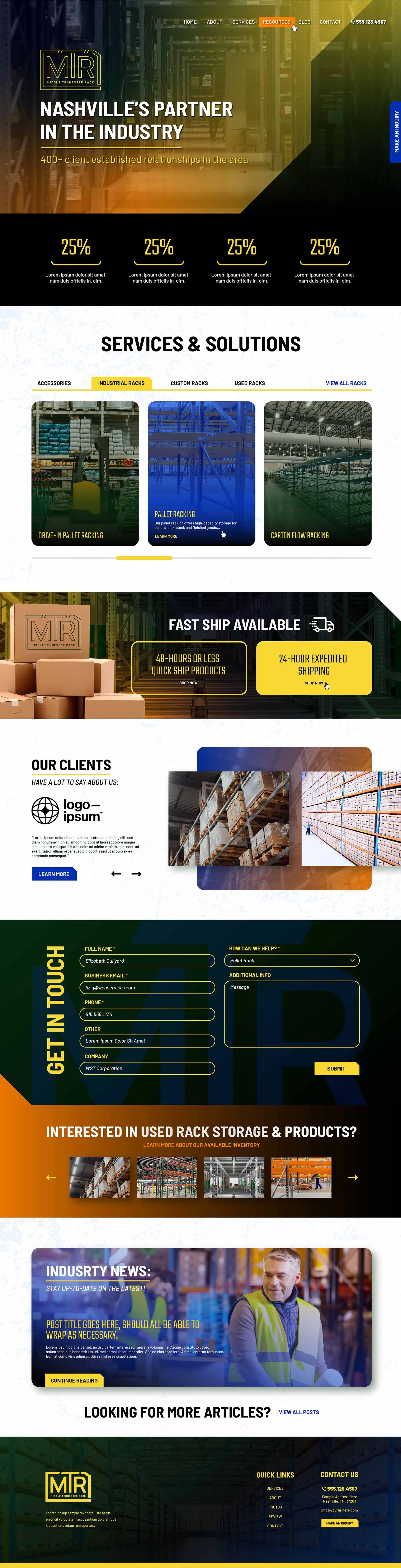 Chattanooga SEO Site - Mid TN Rack